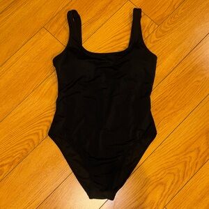 PINK Classic Black One-Piece Swimsuit
